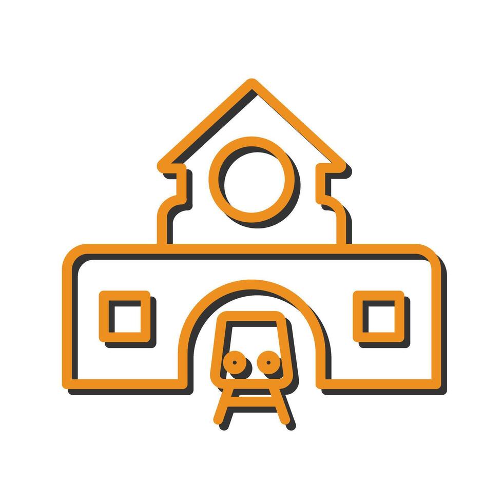 Train Station Icon Design vector