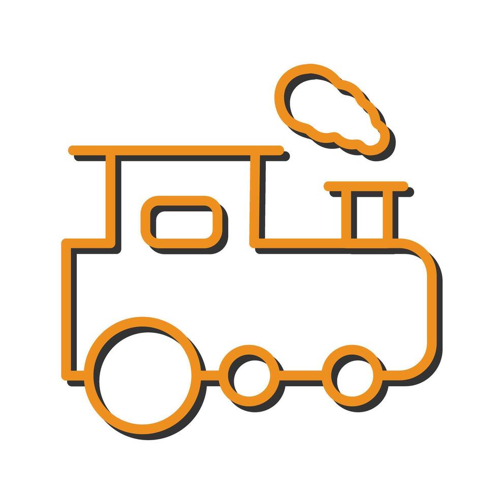 Train Icon Design vector