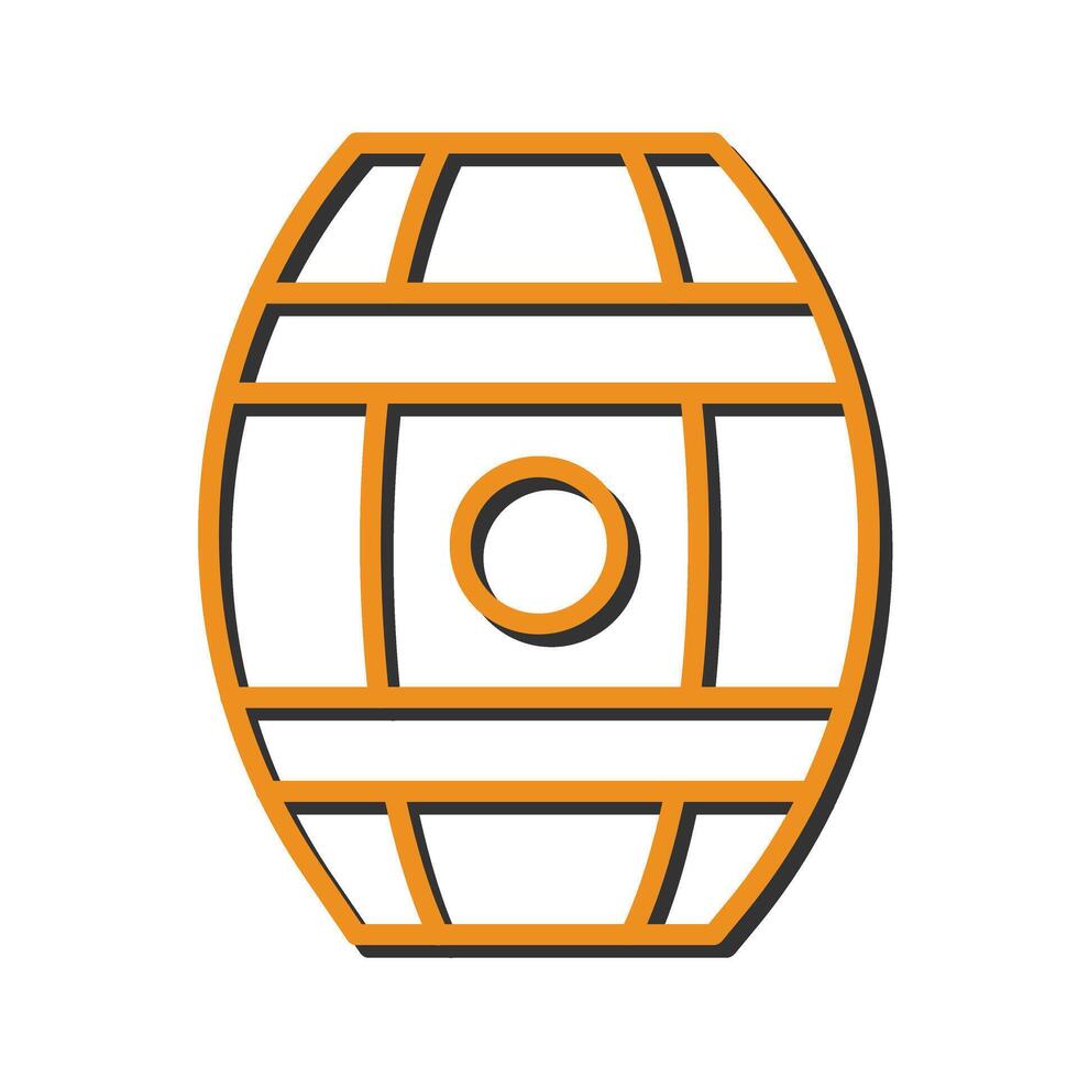 Wine Barrels Icon Design vector