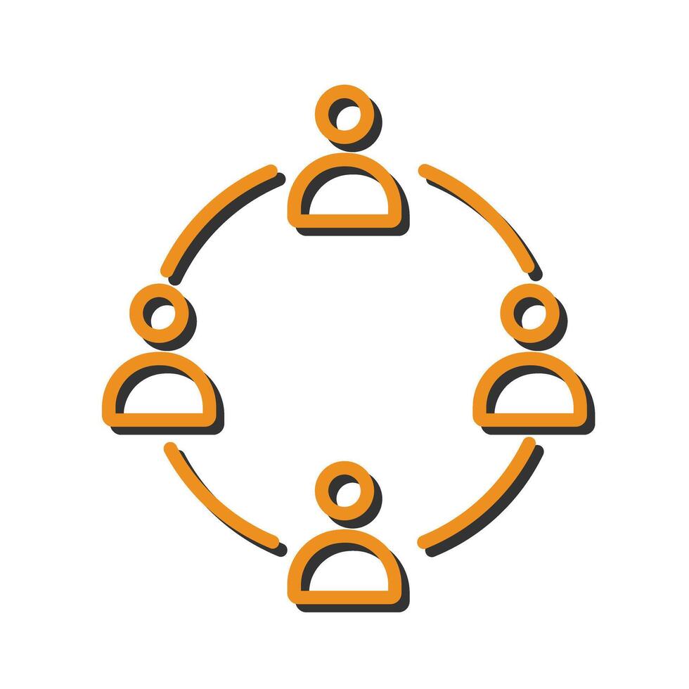 Supportive Community Icon Design vector
