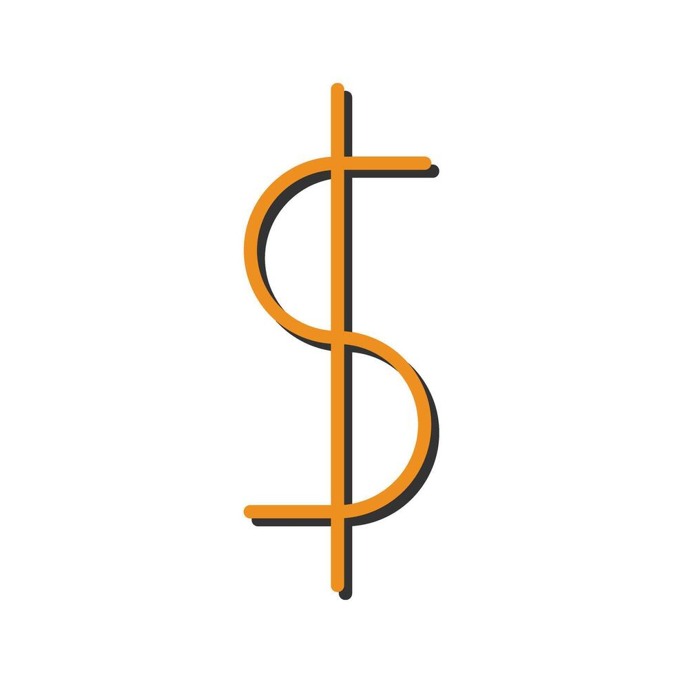 Dollar Icon Design vector