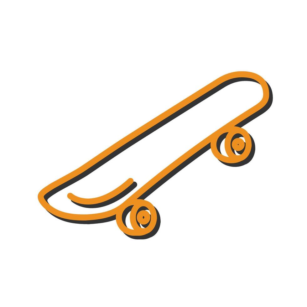 Skateboard Icon Design vector