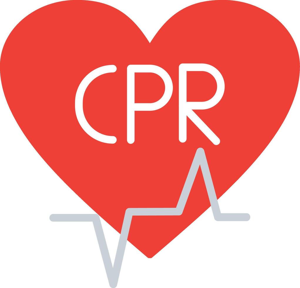 CPR Icon Design vector