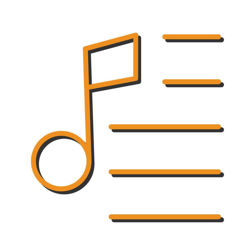 Party Playlist Icon Design vector