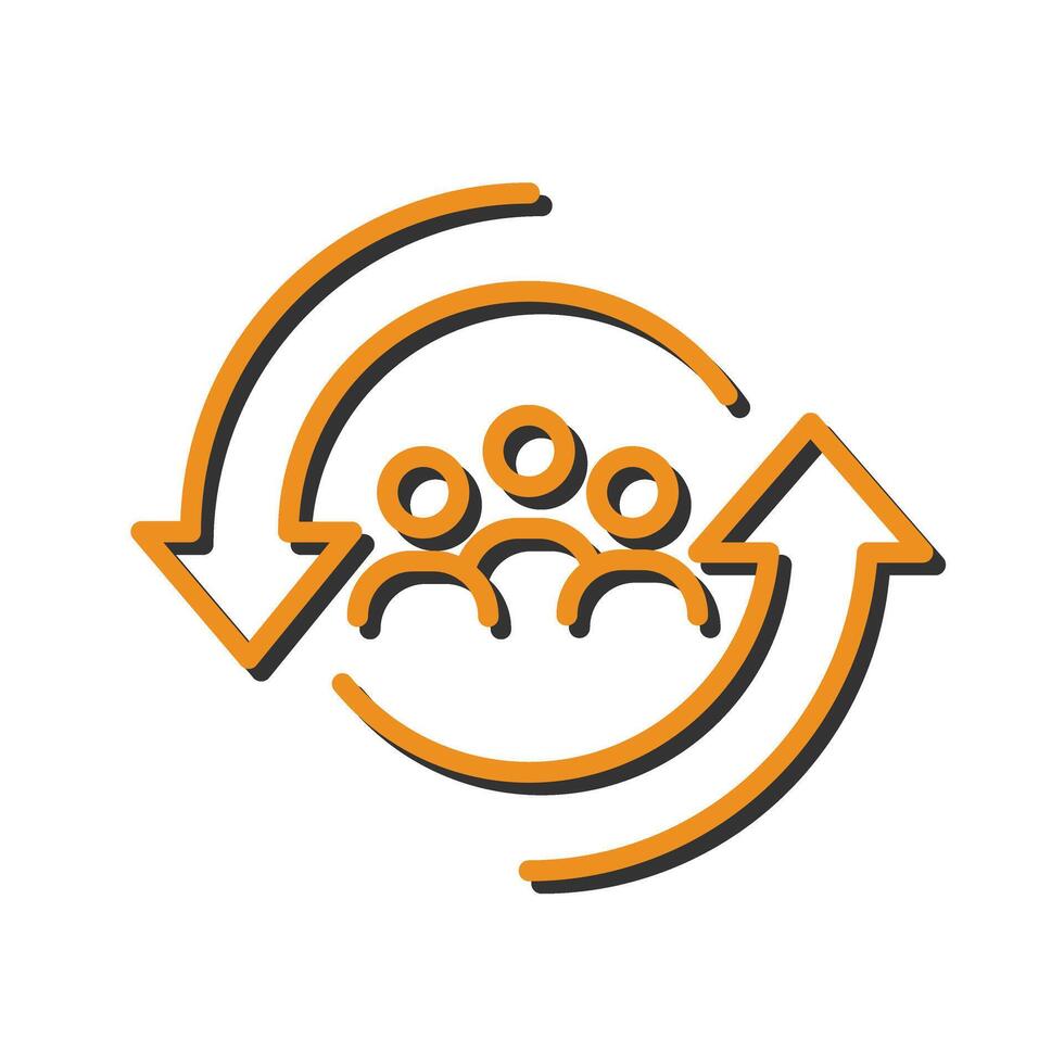 Career Change Icon Design vector