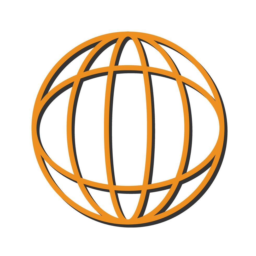 Globe Icon Design vector
