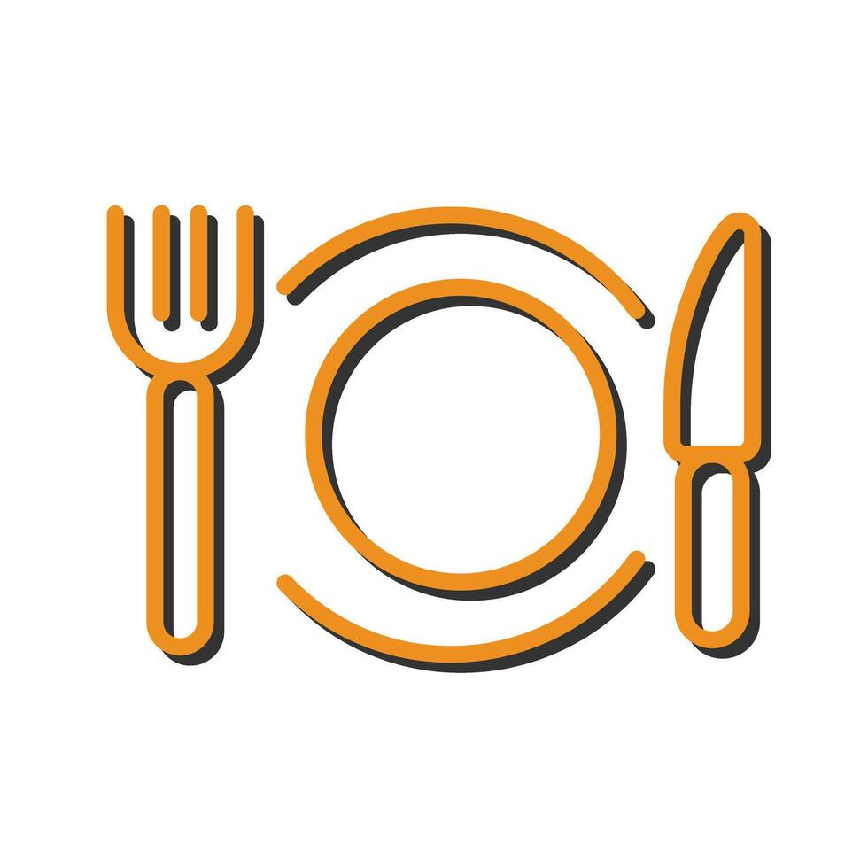Special Meal Icon Design vector