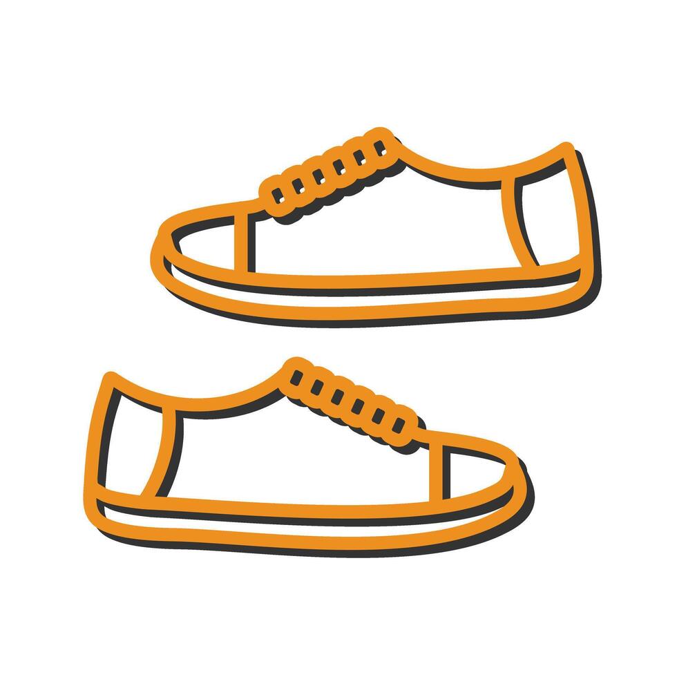 Toddler Shoes Icon Design vector
