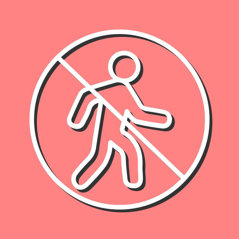 No Entry Sign Icon Design vector