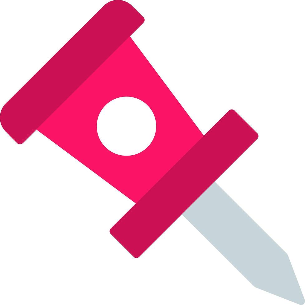 Pin Icon Design vector
