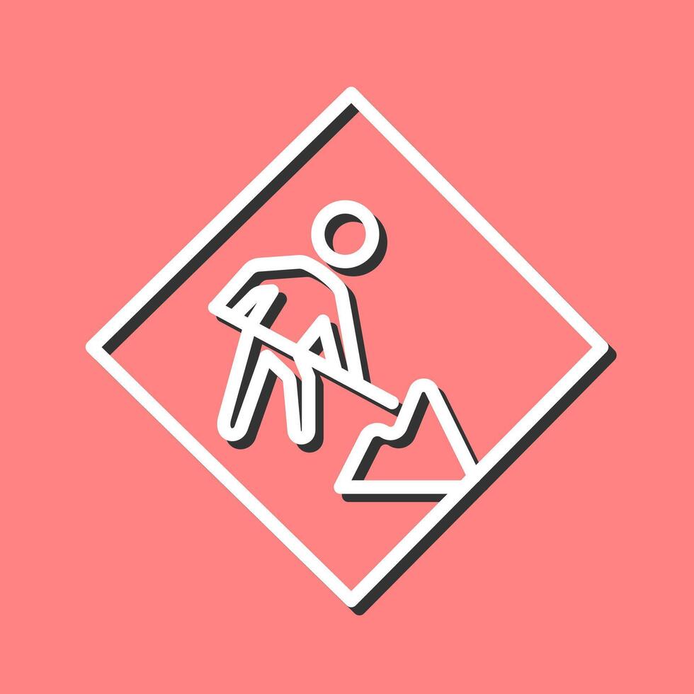 Construction Sign Icon Design vector
