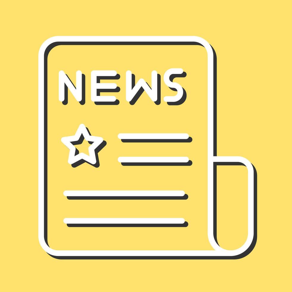 News Headlines Icon Design vector