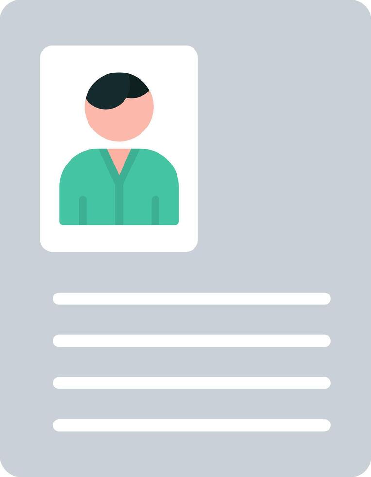 Curriculum Vitae Icon Design vector
