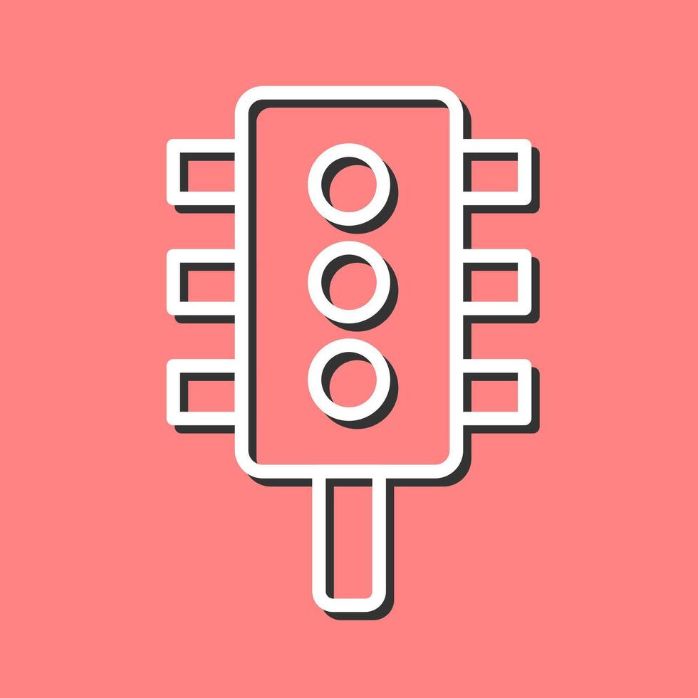Traffic Light Icon Design vector