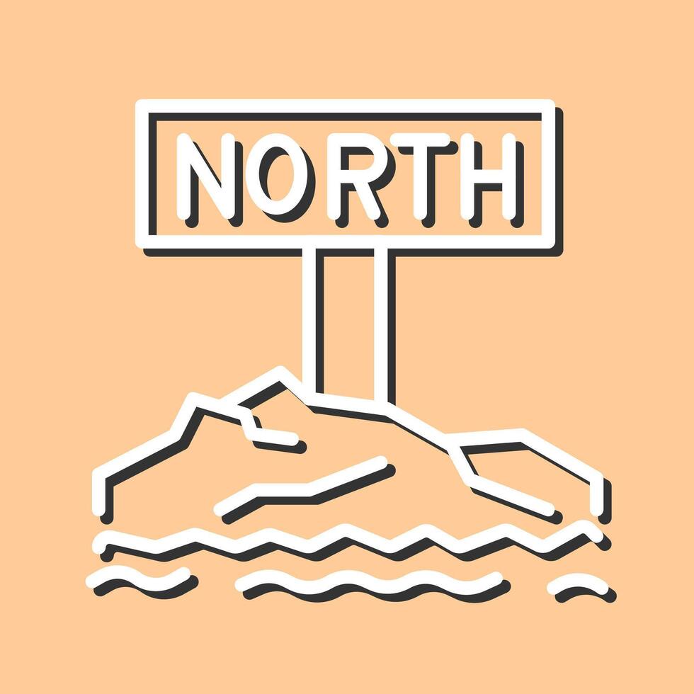 Northpole Icon Design vector