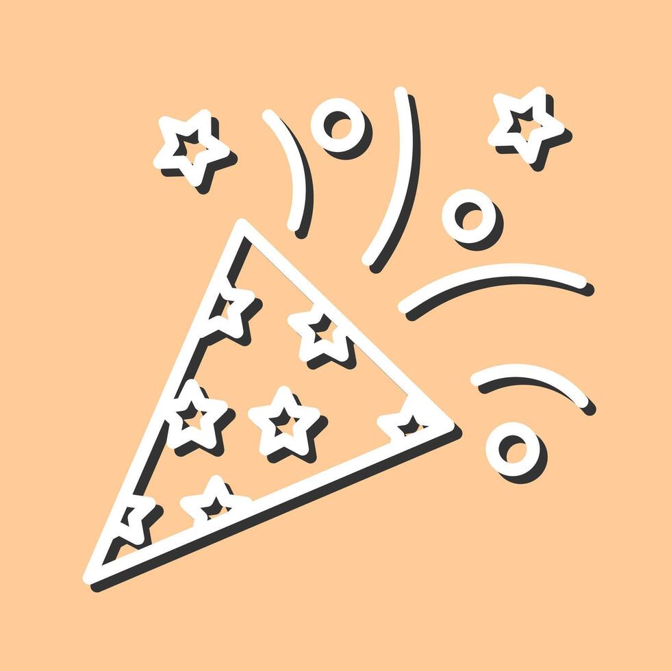 Confetti Icon Design vector