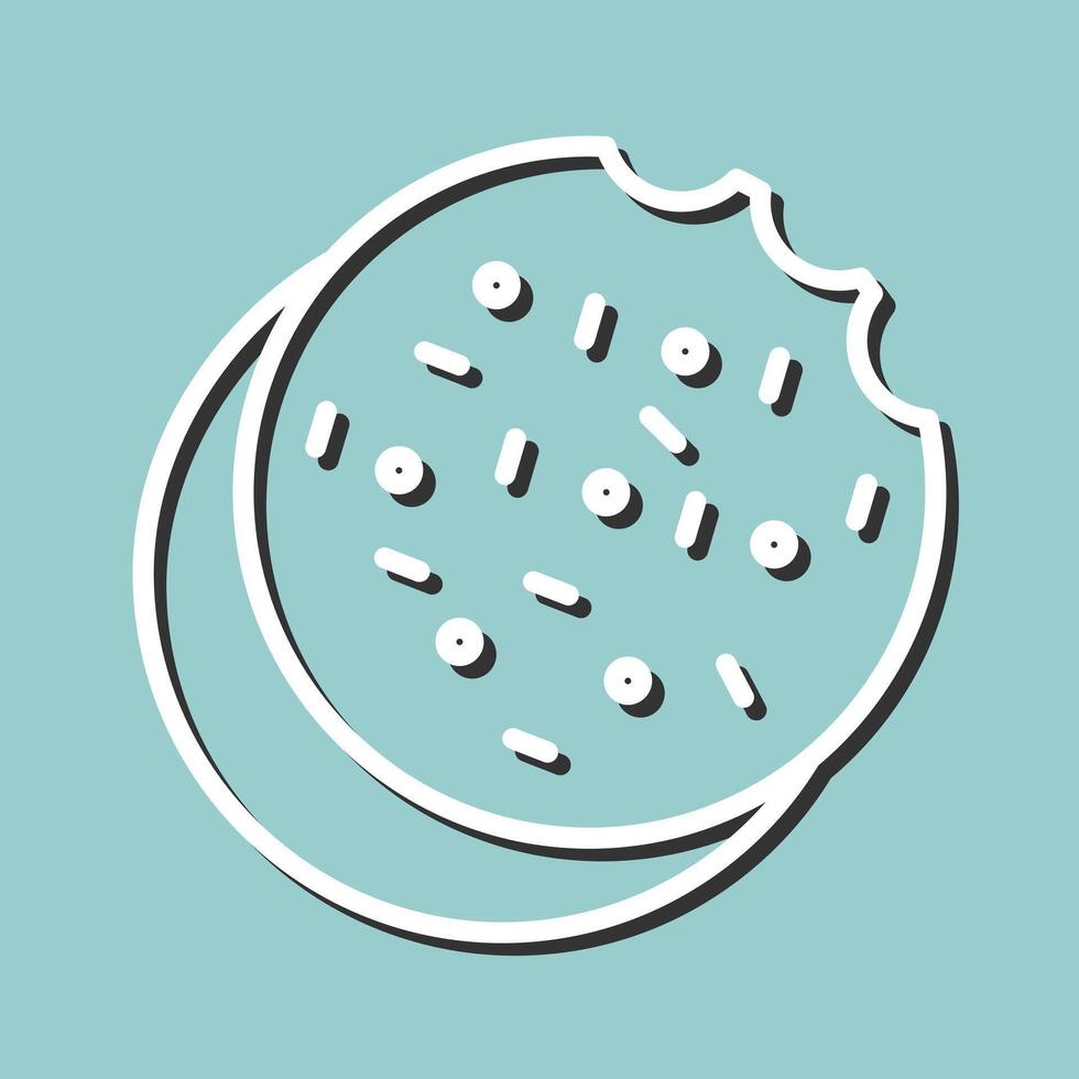 Baking Cookies Icon Design vector