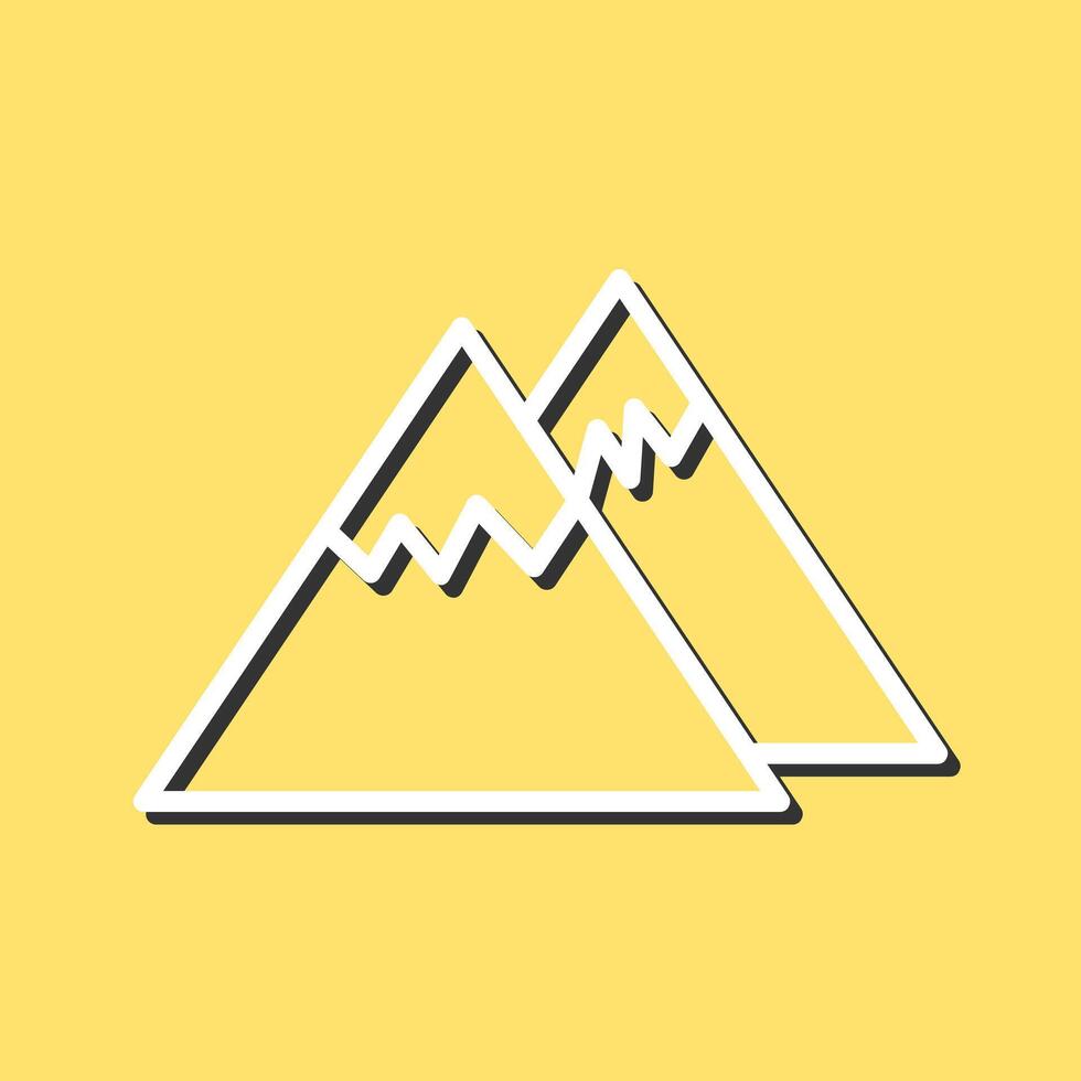 Mountain Icon Design vector