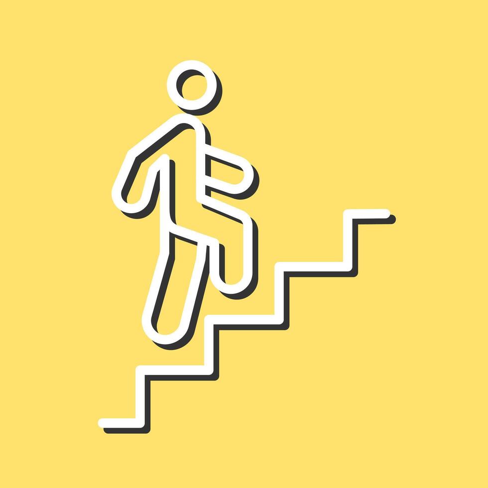 Career Ladder Icon Design vector
