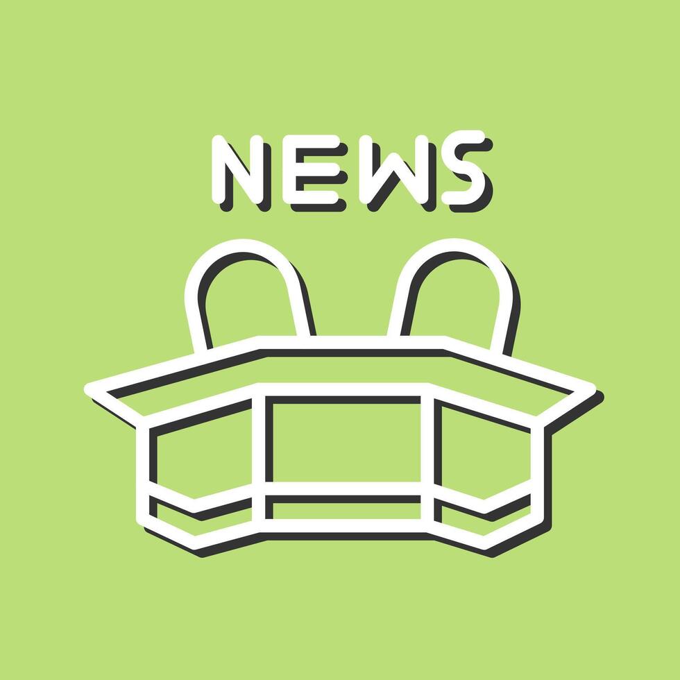 Newsroom Icon Design vector