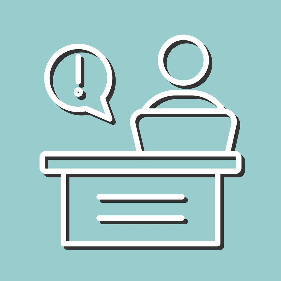 Service Desk Icon Design vector
