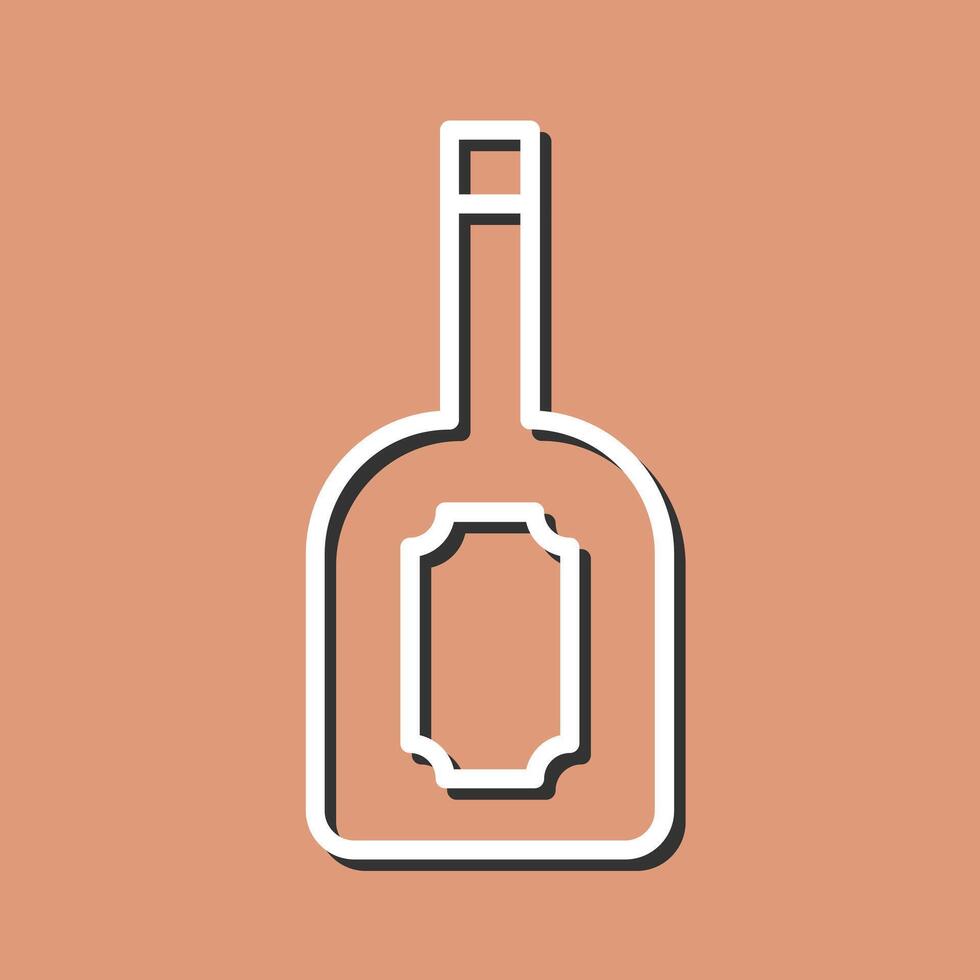 Wine Label Icon Design vector
