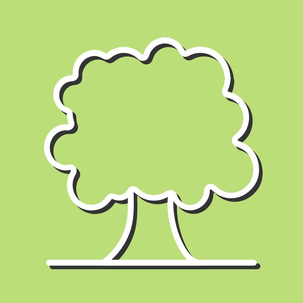 Deciduous Tree Icon Design vector