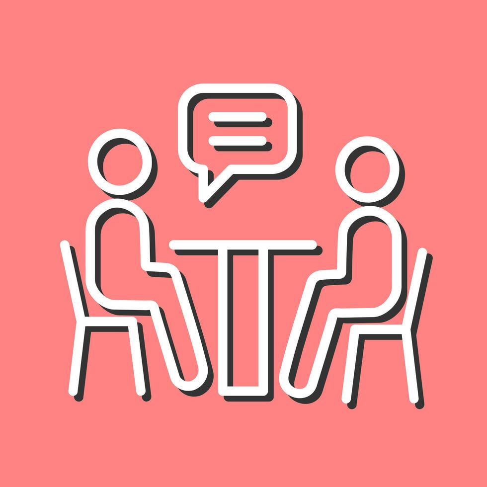 News Interview Icon Design vector