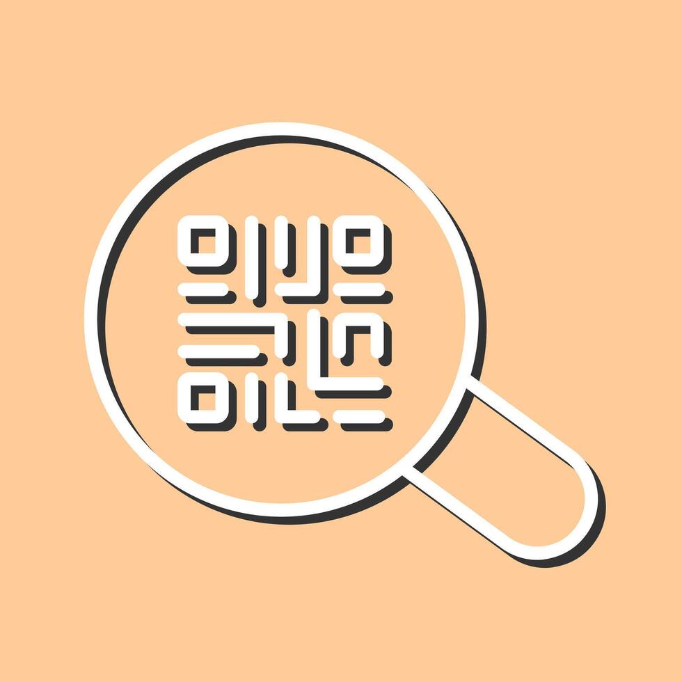 QR Code App Icon Design vector