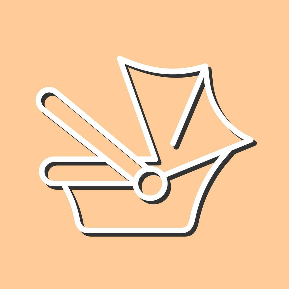 Car Seat Safety Icon Design vector