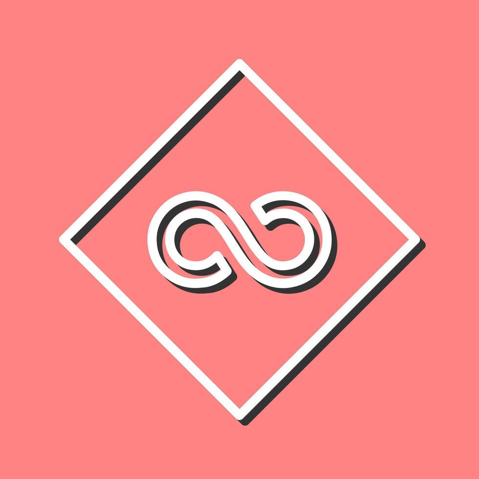 Infinity Sign Icon Design vector