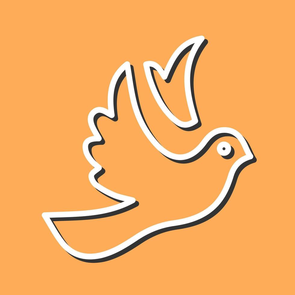 Dove of Peace Icon Design vector