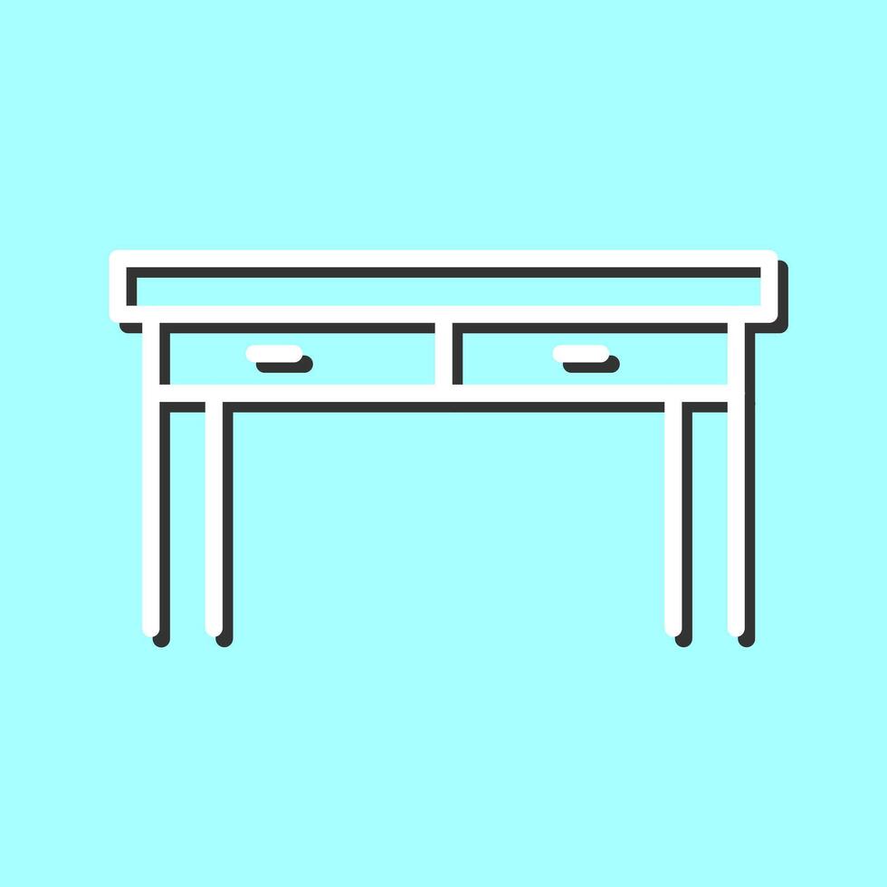 Table Icon Design vector