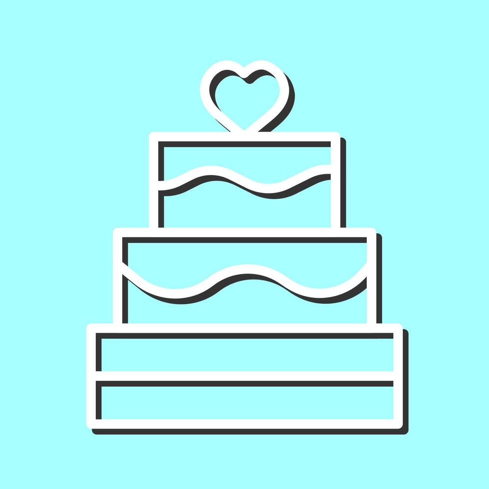 Cake Icon Design vector