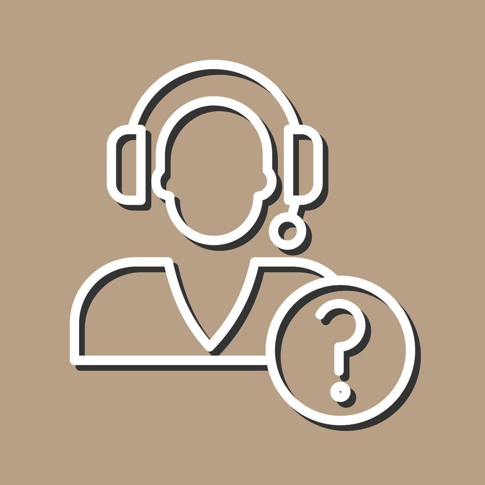 Help Request Icon Design vector