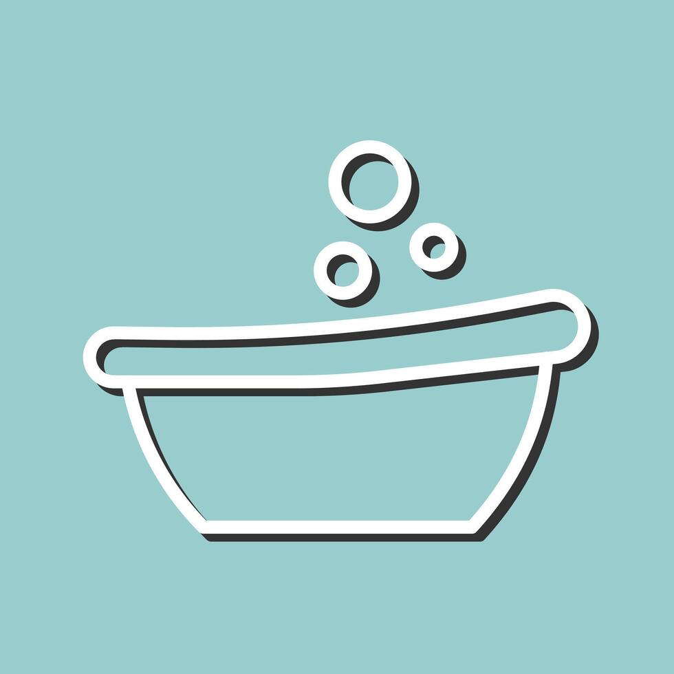 Bubble Bath Icon Design vector