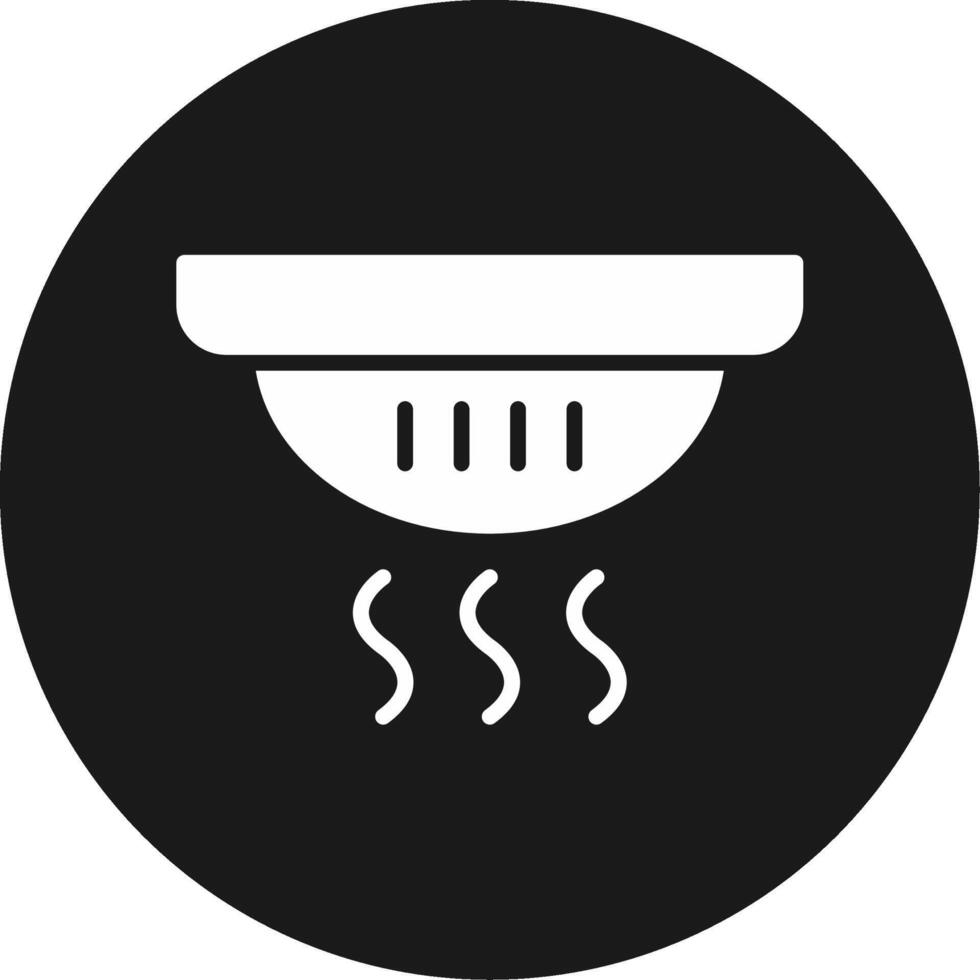 Smoke Detector Icon Design vector