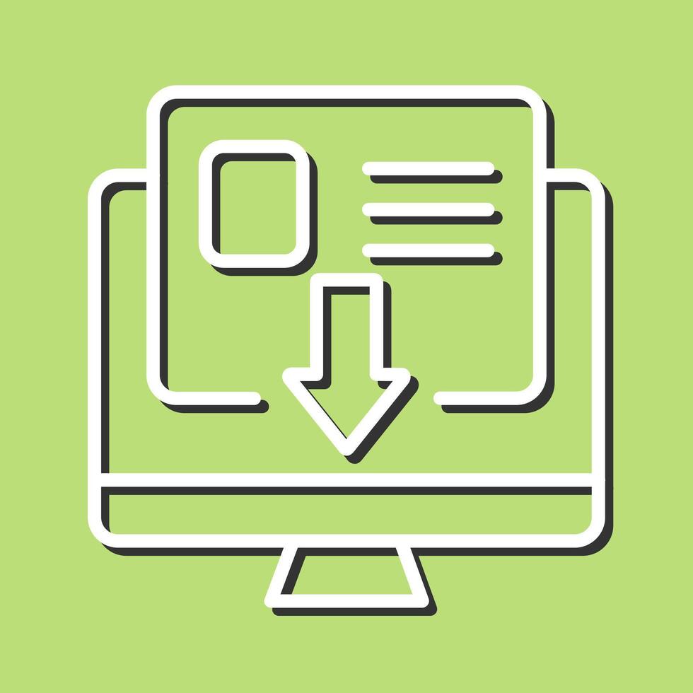 Landing Page Icon Design vector