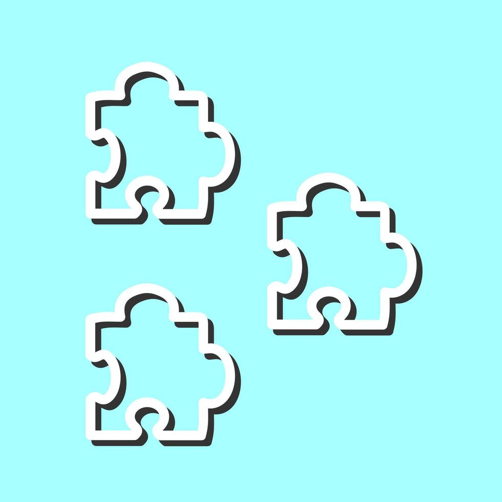 Puzzle Icon Design vector