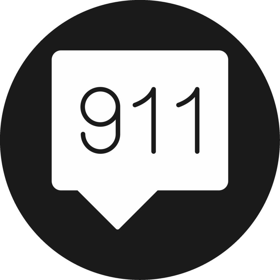 911 Icon Design vector