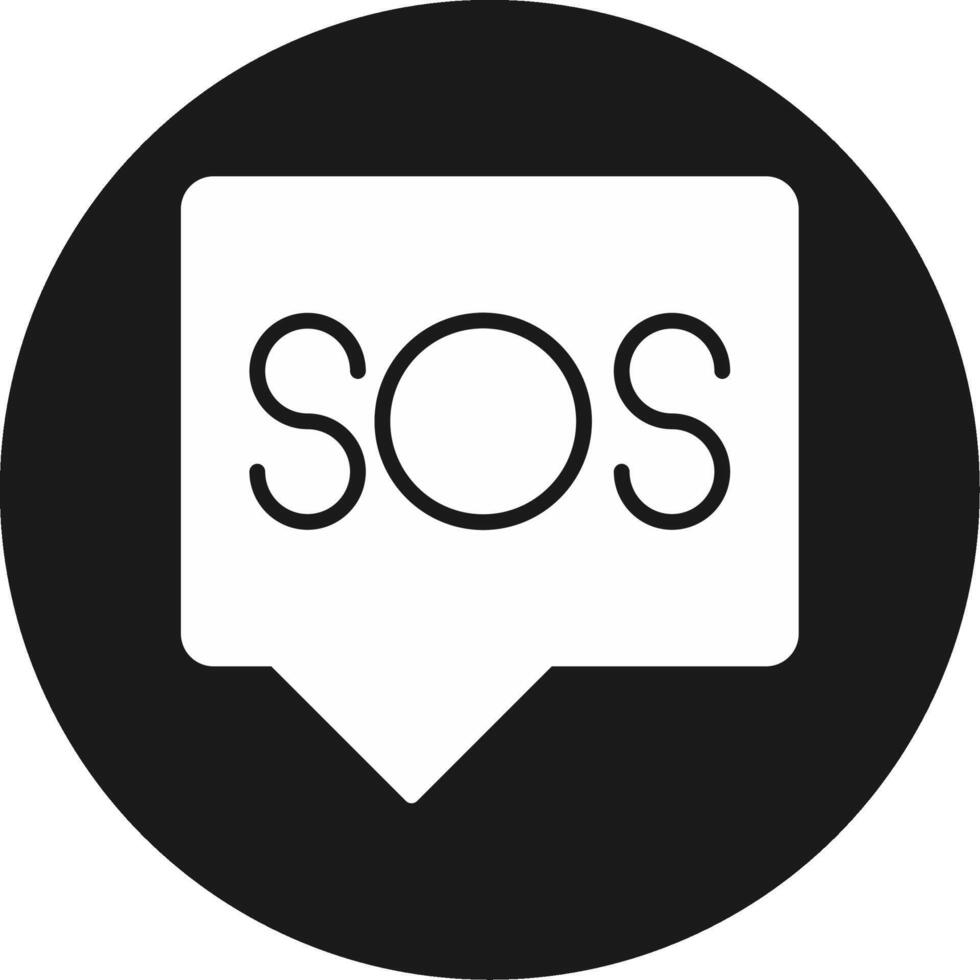 Sos Icon Design vector