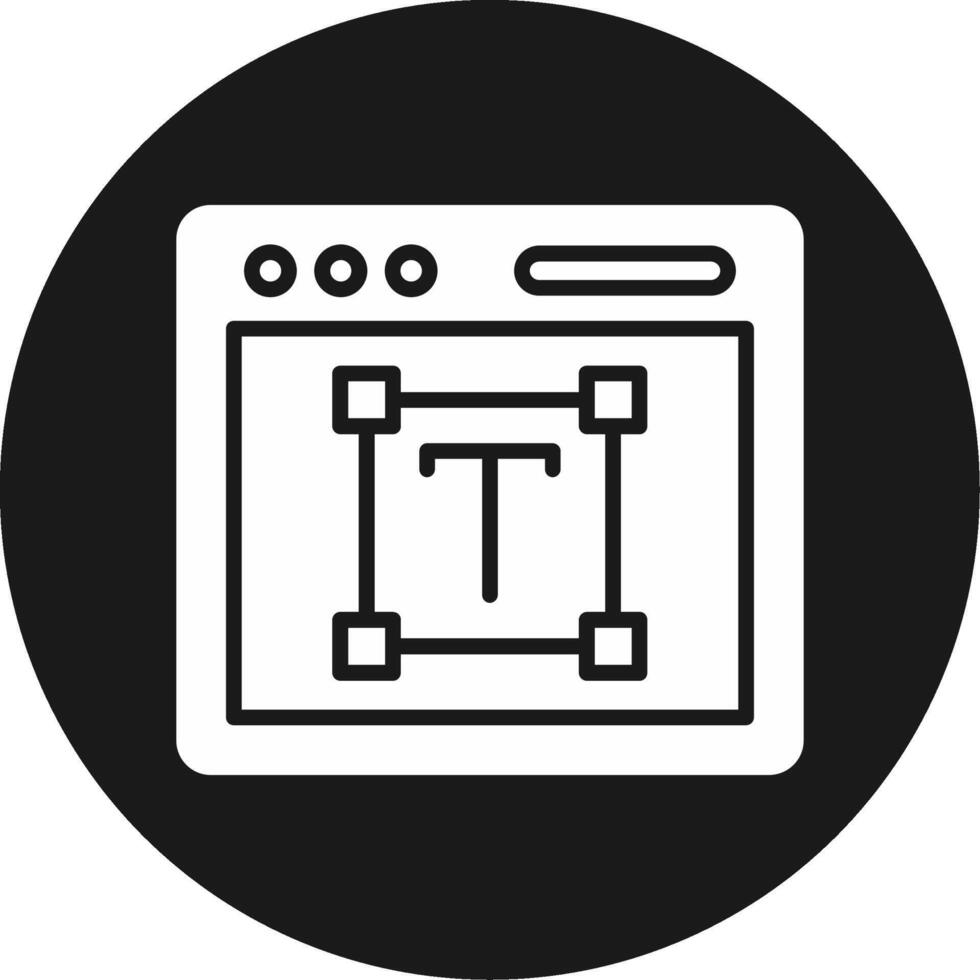 Font Design Icon Design vector