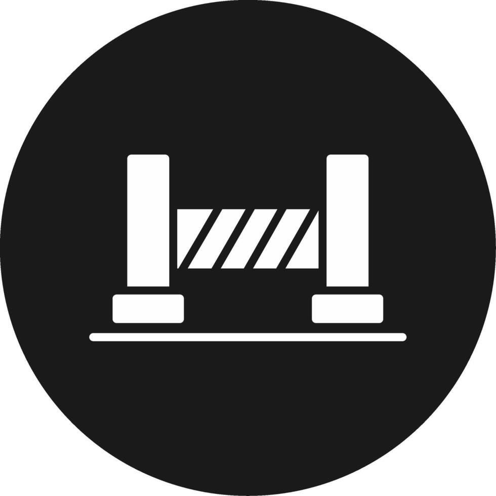 Barrier Icon Design vector