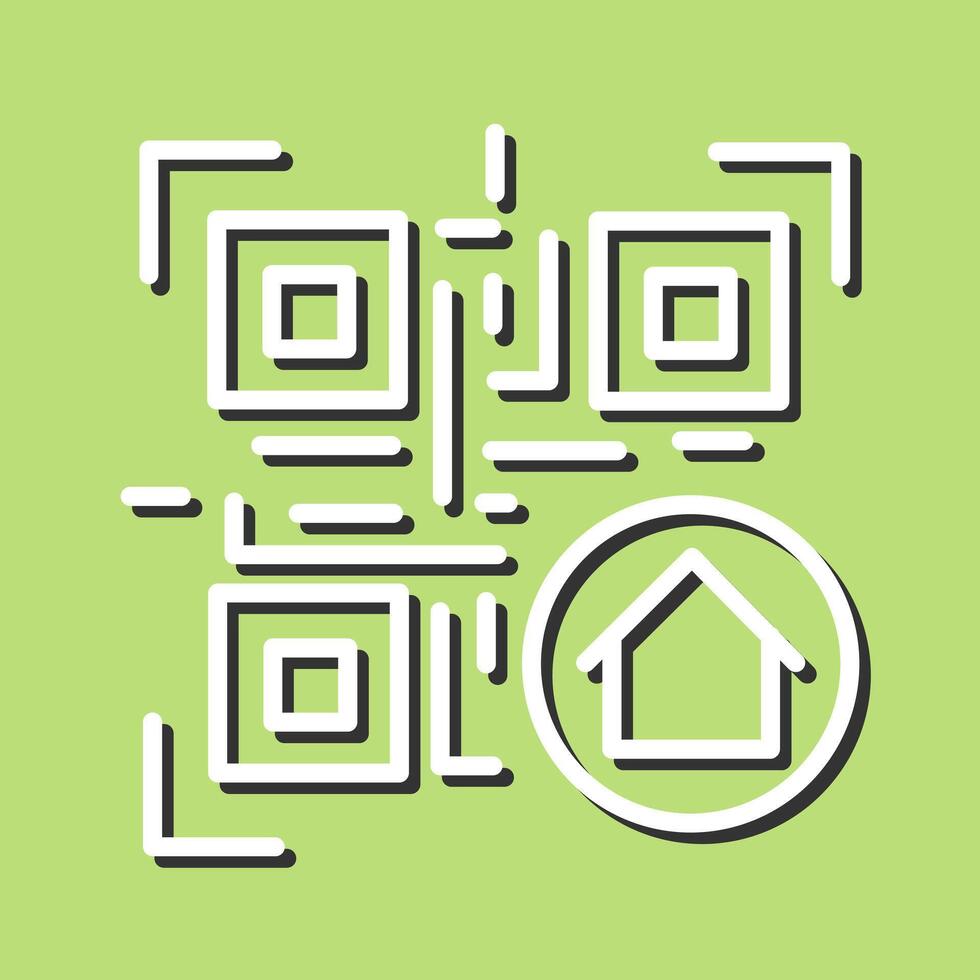 QR Code Menu Icon Design vector