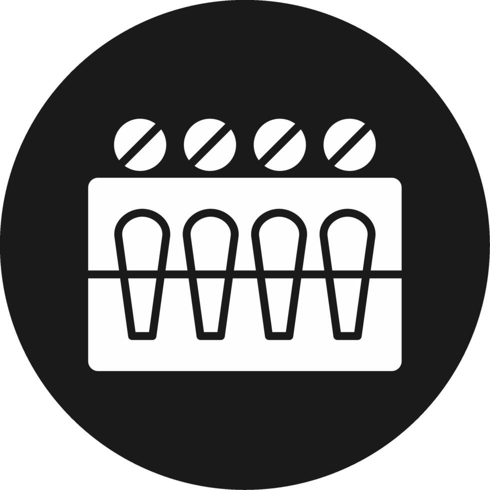 Suppository Icon Design vector