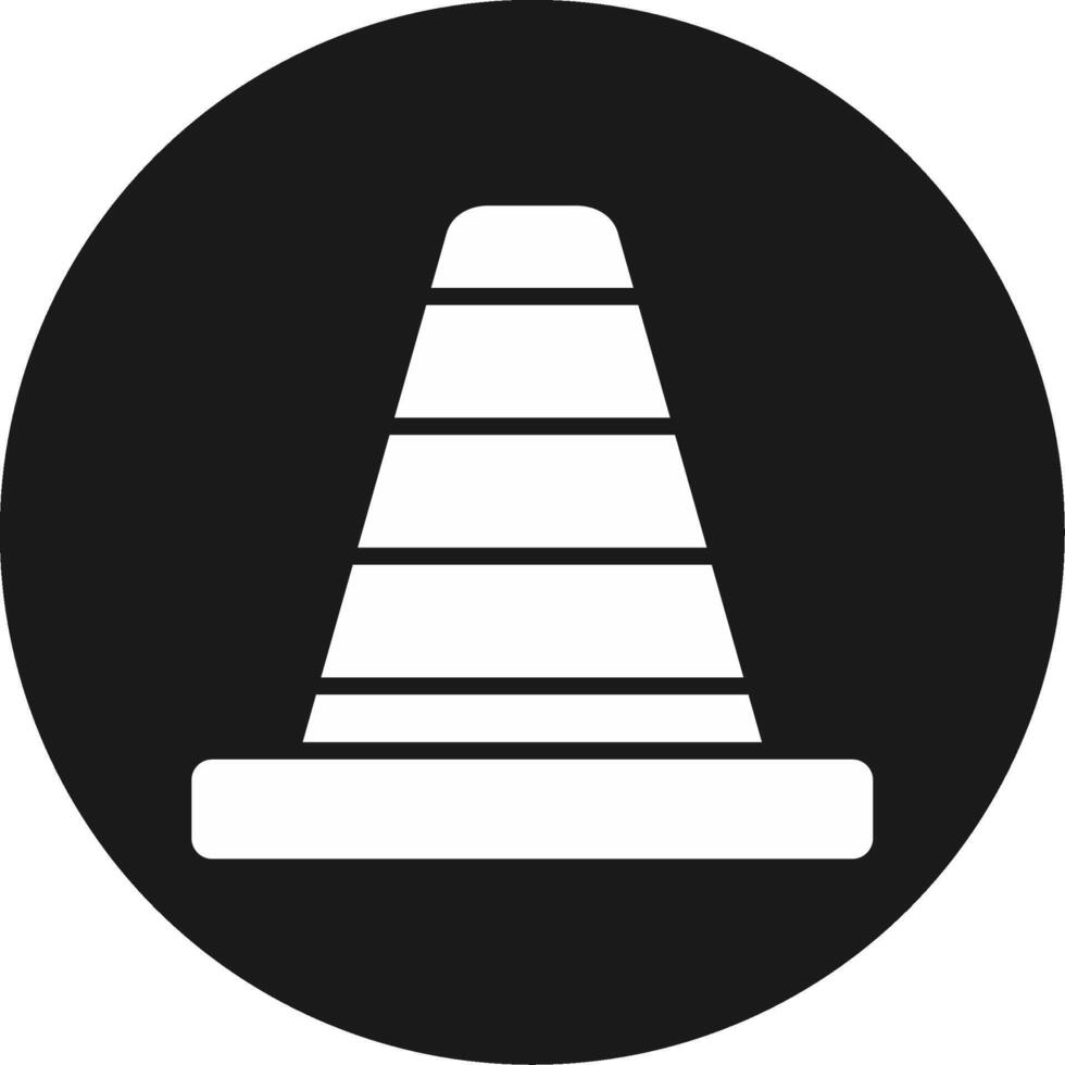 Traffic Cone Icon Design vector