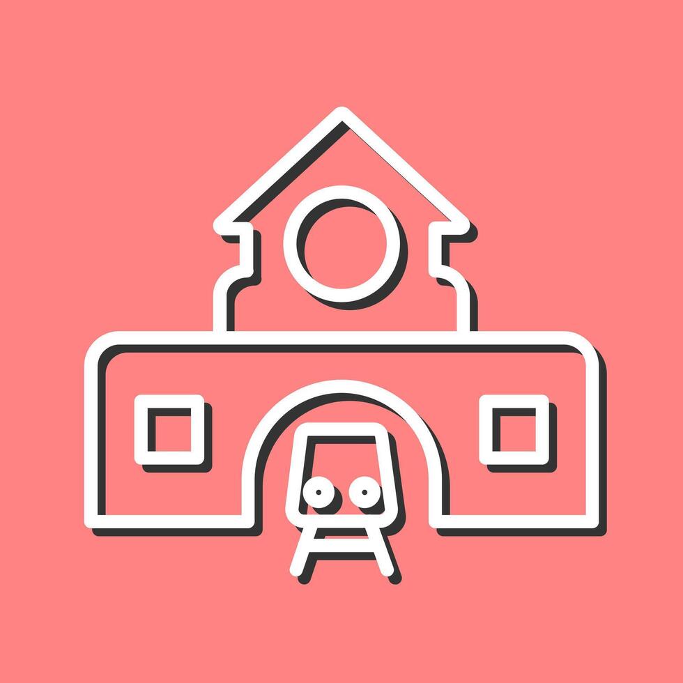 Train Station Icon Design vector