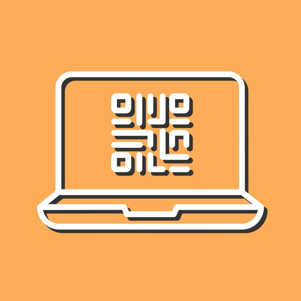 QR Code Scanner App Icon Design vector
