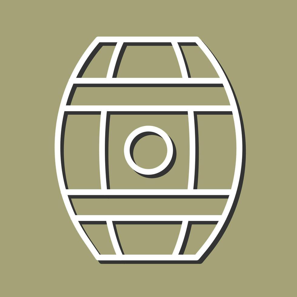 Wine Barrels Icon Design vector
