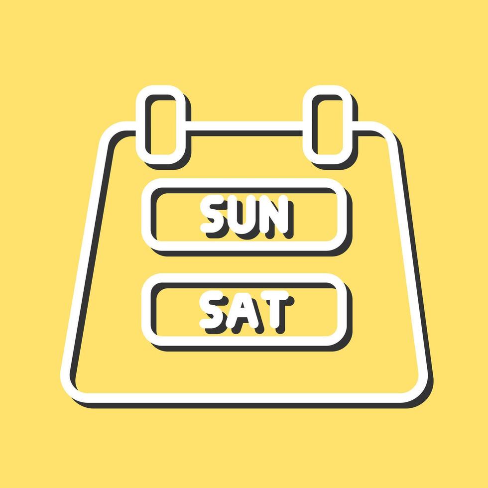 Weekend Getaway Icon Design vector